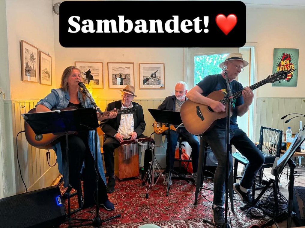 Musikcafé inbjudna gäster Sambandet - Ideella föreningen Hantverkshuset Burgsvik